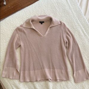J. Crew Beige V-Neck Sweater